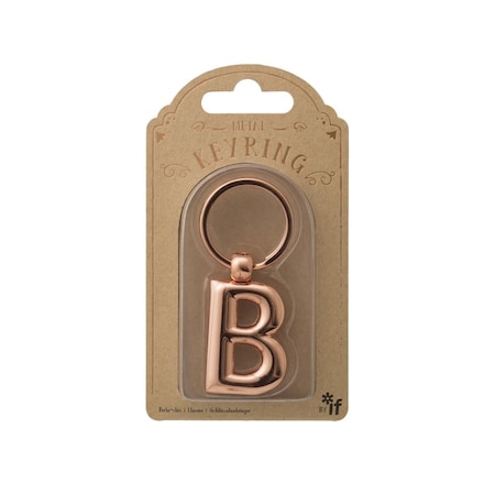 Goldengifts Copper Letter Keyrings, Letter B GO3551839